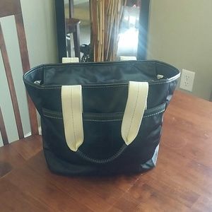 Coach Satin & leather purse